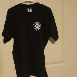 IAFF Tee shirt navy blue